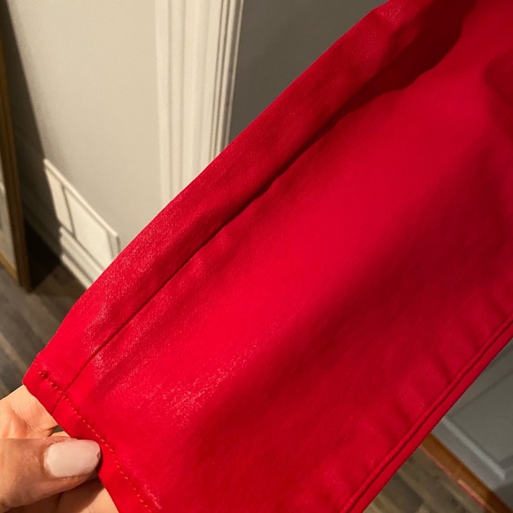 Zara red skinny jeans size 04 worn once - Picture 3 of 3